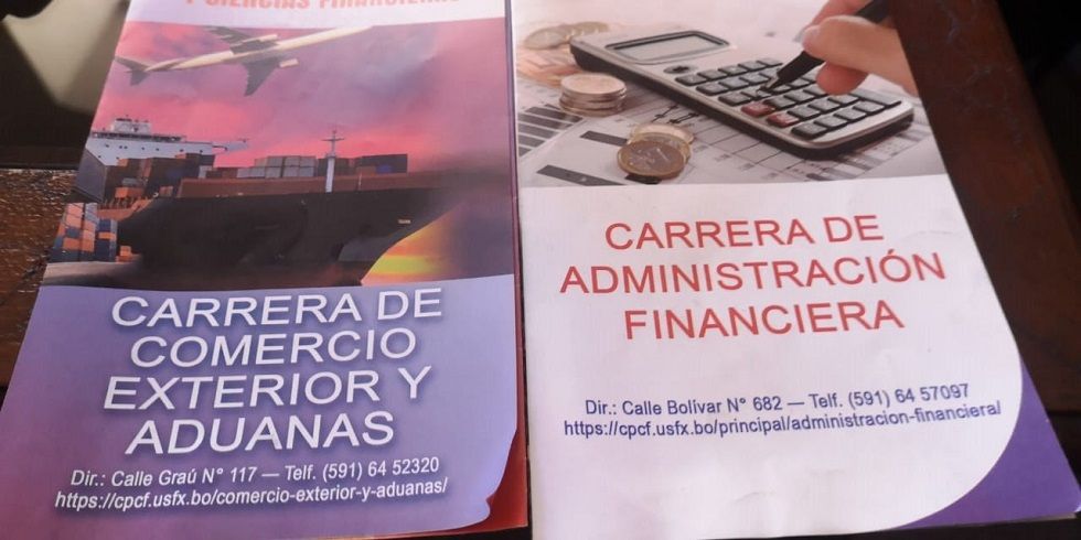 Las carreras de Administración Financiera y Comercio Exterior pertenecen a la Facultad de Contaduría Pública.
