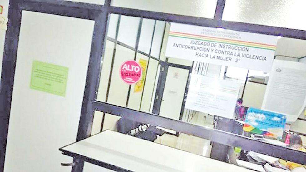 RECLAMO. Las causas se incrementan en los dos juzgados Anticorrupción y contra la Violencia.