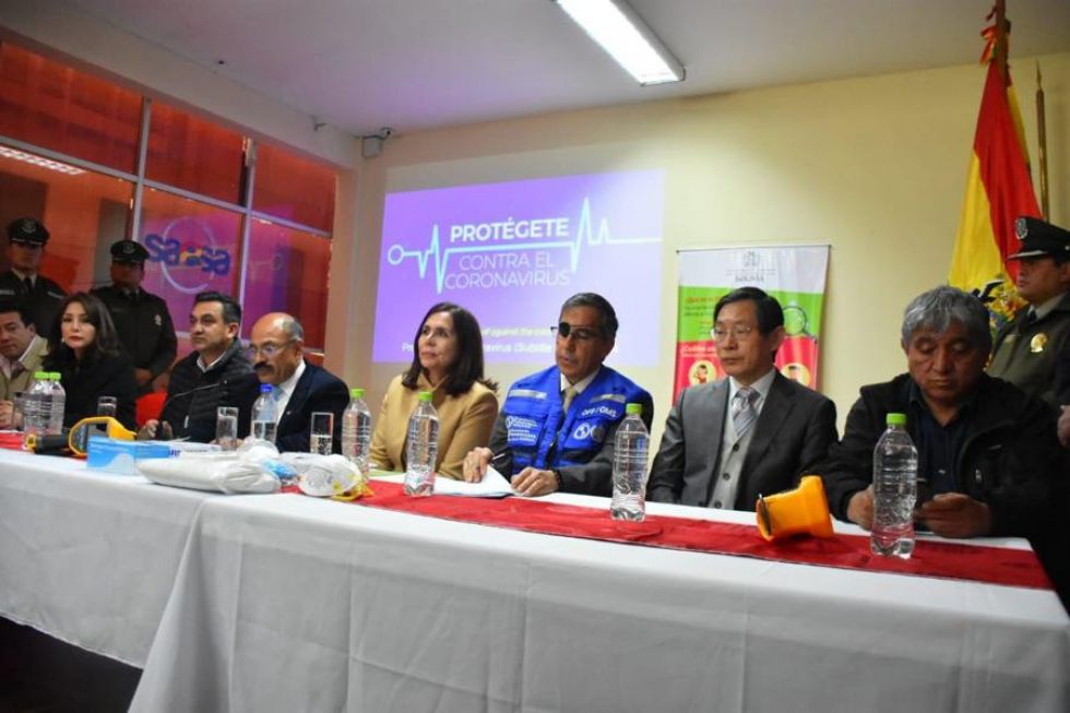 La conferencia de prensa de las autoridades del Gobierno este miércoles, sobre el caso de coronavirus.