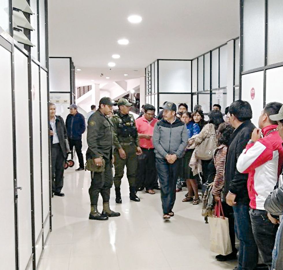 AUDIENCIA. El Gobernador de Chuquisaca.