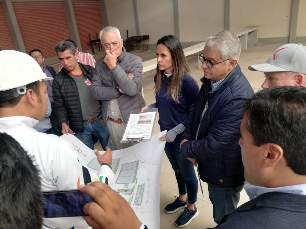 Esta mañana se hizo una inspección al polígono de Yotalilla.