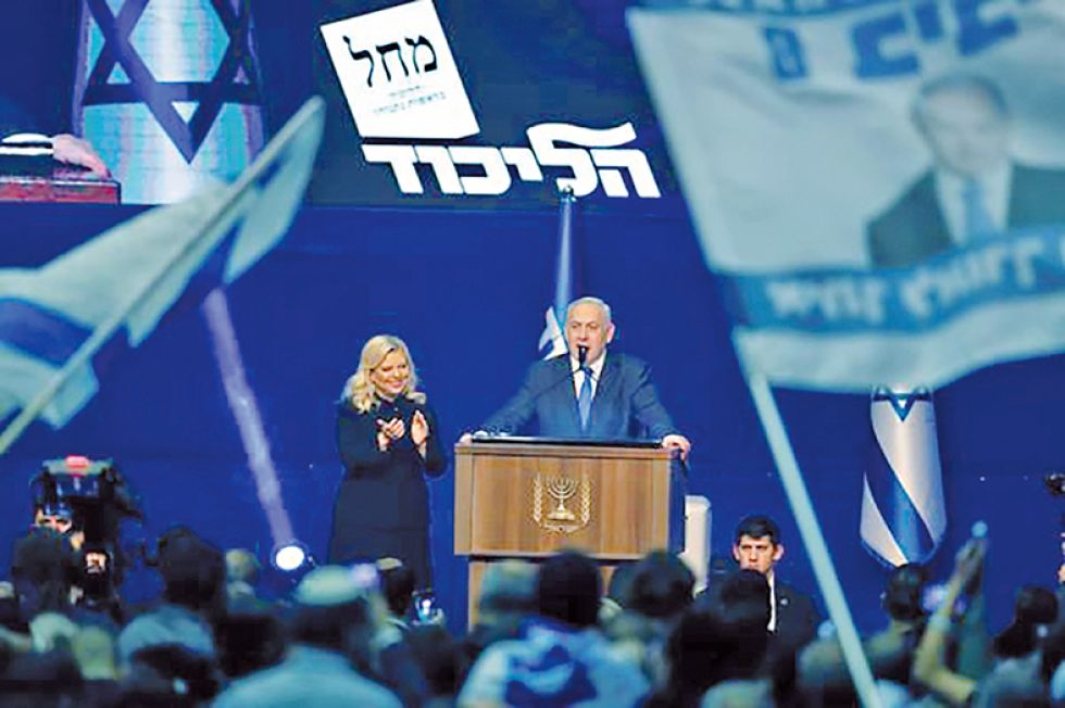 Netanyahu aventaja a  Gantz en elección israelí