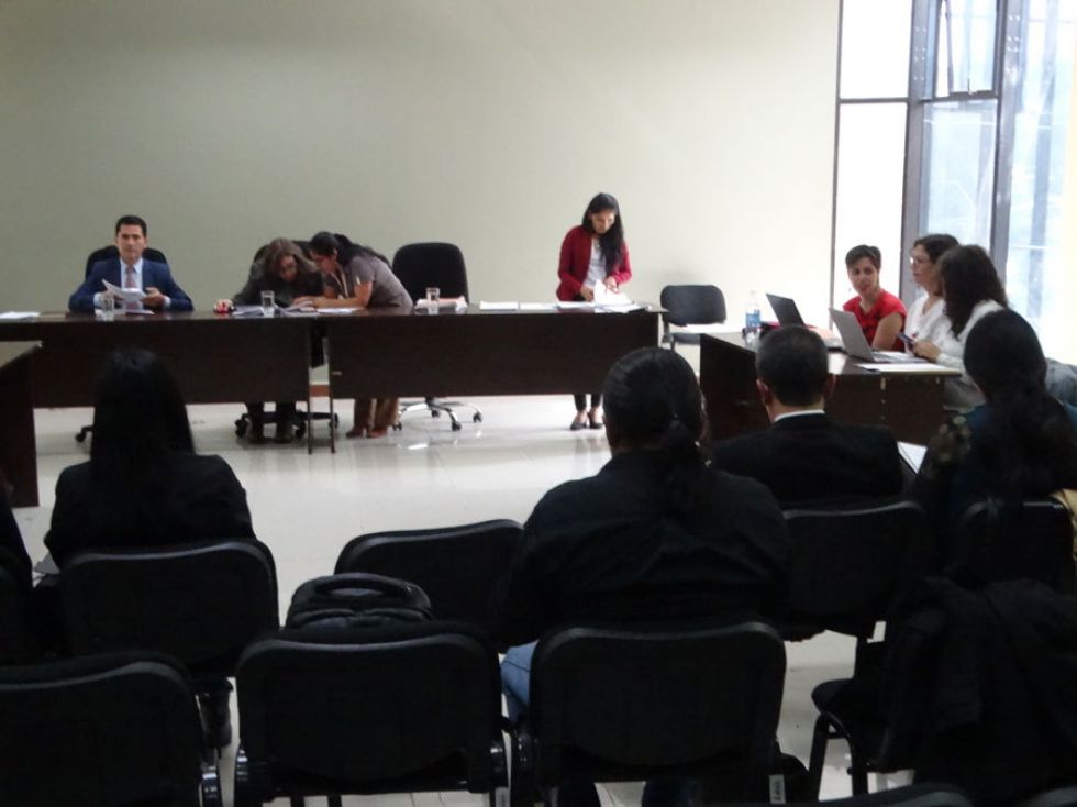La audiencia realizada este lunes por el amparo constitucional presentado en contra de la convocatoria a conciliadores del Consejo de la Magistratura.