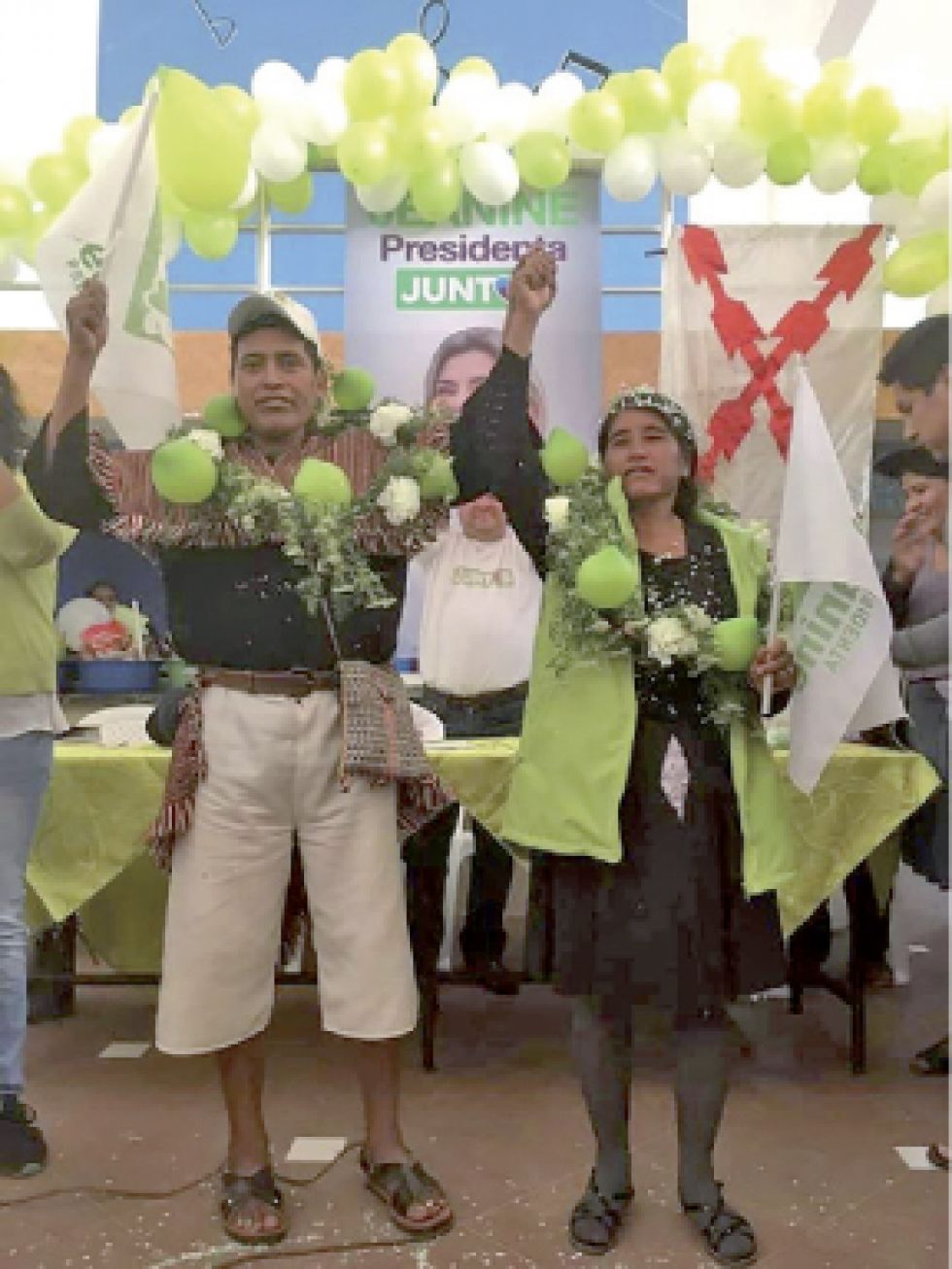 AMPLIADO. Pedro Vela y Elvira Padilla fueron elegidos candidatos a diputados por alianza Juntos.