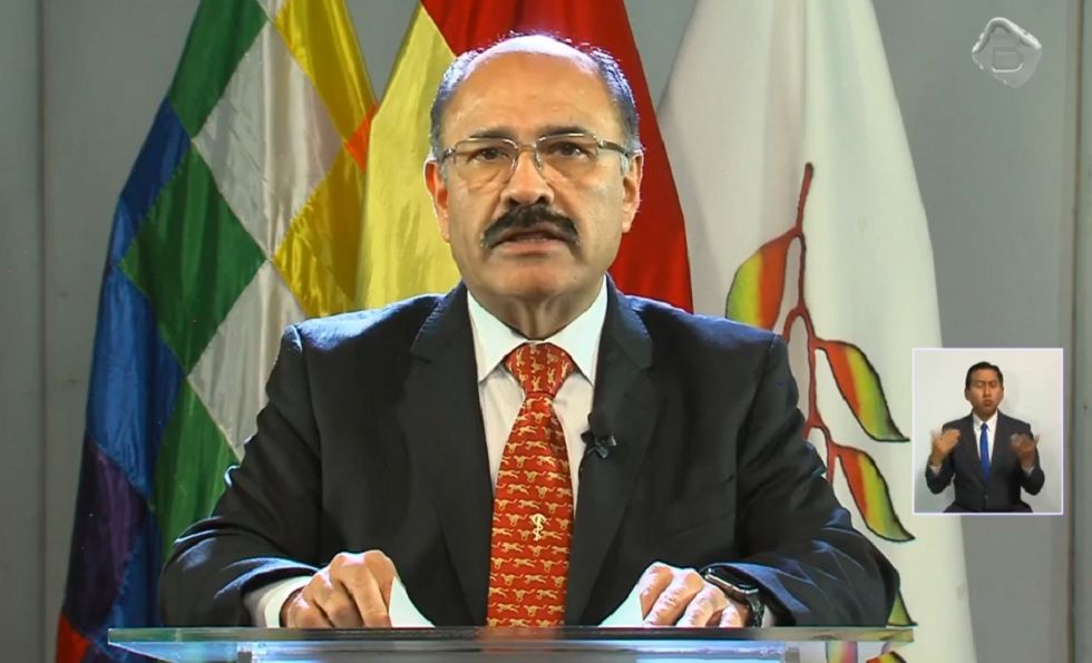 El ministro de Salud, Aníbal Cruz, brindó su informe diario sobre el coronavirus.