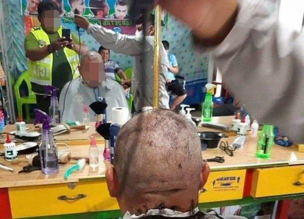 Una de las imágenes que circula en las redes sociales. 