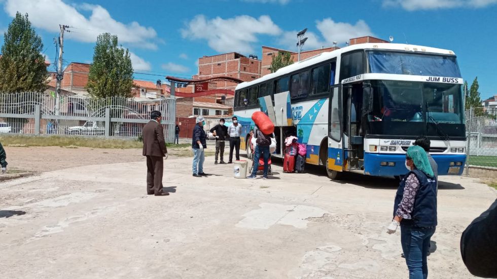 Los primeros repatriados cumplieron las medidas de seguridad y ya retornaron a sus casas.