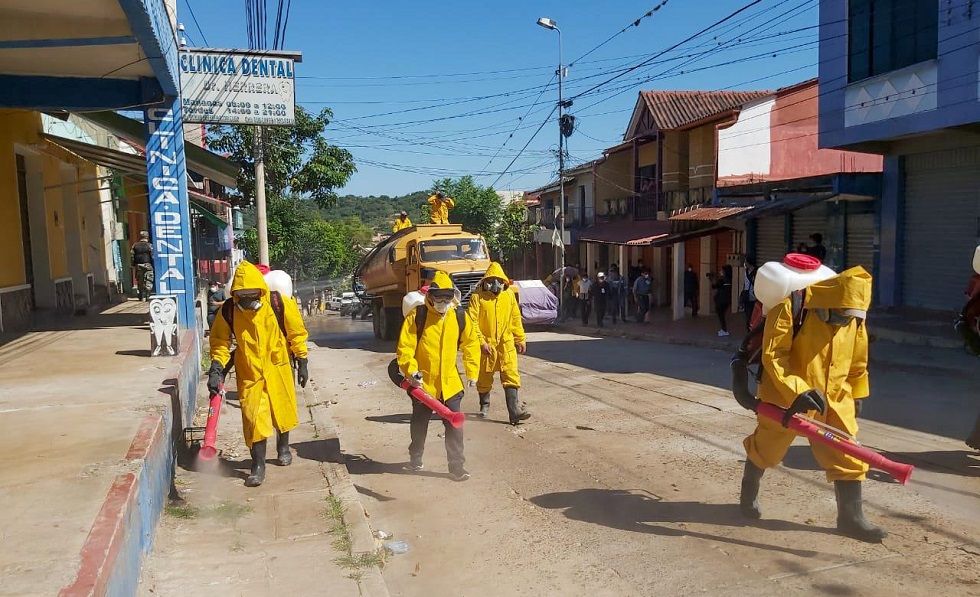Este fin de semana se desarrolló una campaña de fumigación en Monteagudo.