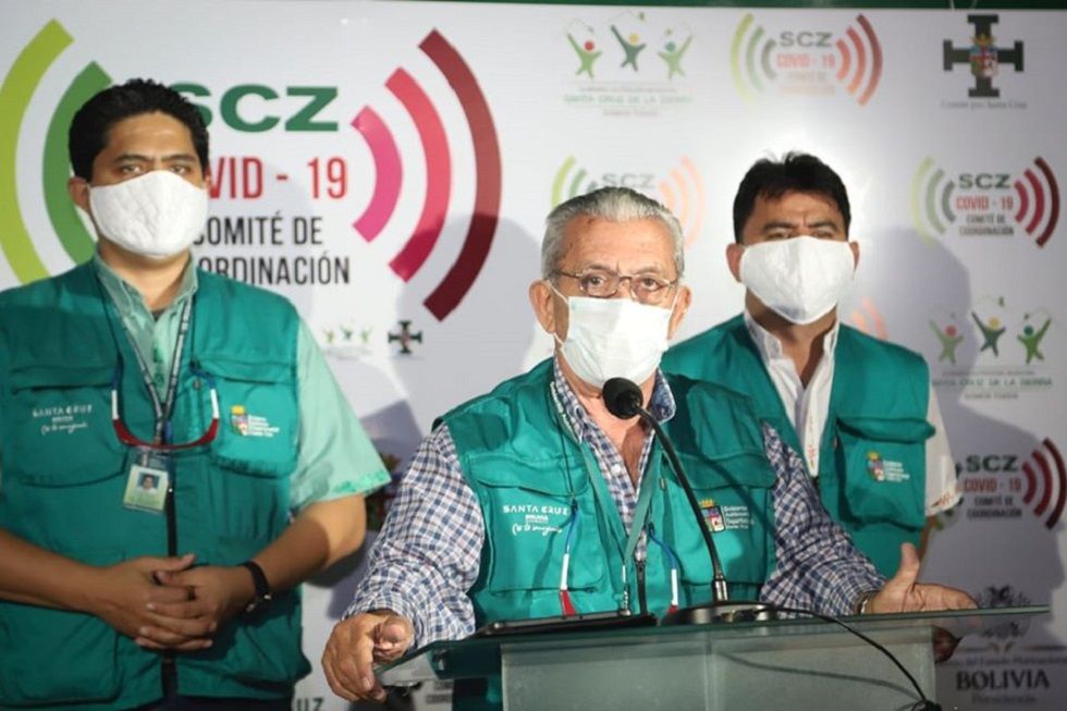 El secretario de Salud de la Gobernación de Santa Cruz, Óscar Urenda.