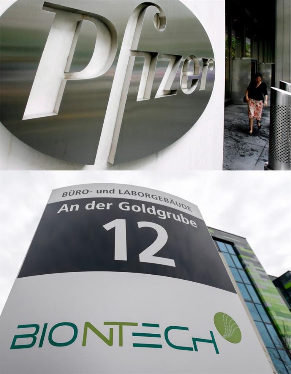 La farmacéutica estadounidense Pfizer y la firma alemana BioNTech anunciaron resultados positivos en sus ensayos iniciales con la vacuna contra el coronavirus.