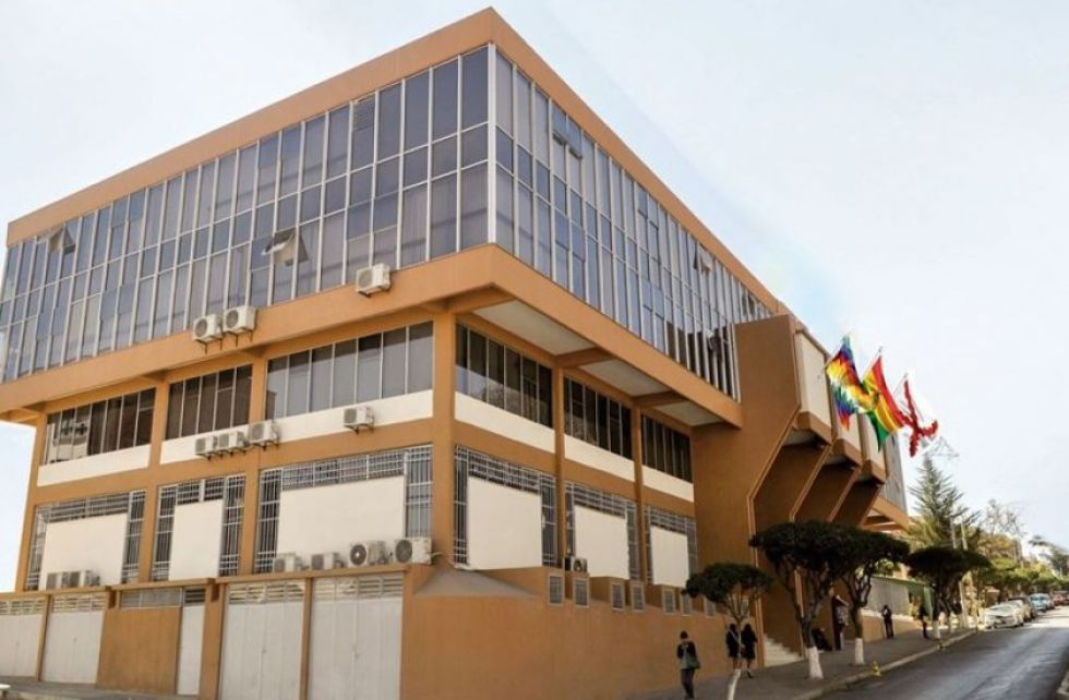El edificio del Tribunal Constitucional Plurinacional.