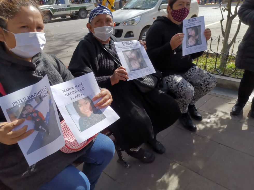 La madre y su hijo desaparecidos.