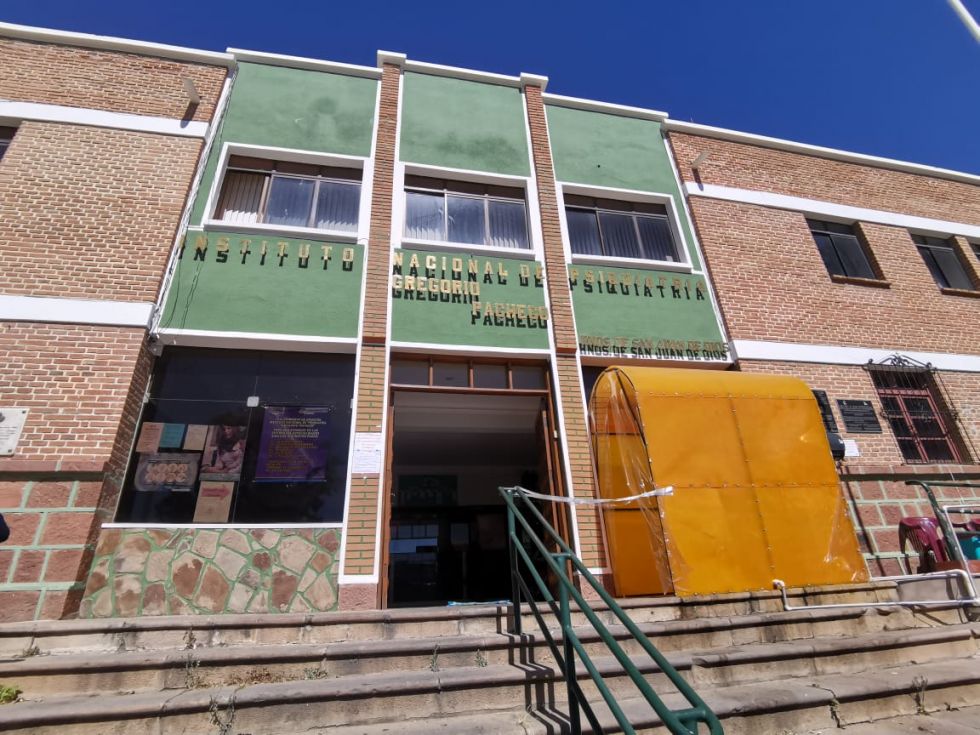 El Instituto Nacional de Psiquiatría “Gregorio Pacheco” de Sucre acoge a pacientes de todo el país.