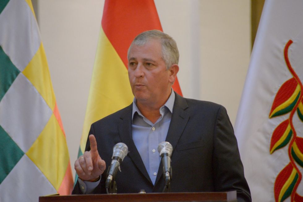 Branko Marinkovic posesionado como ministro de Planificación del Desarrollo.