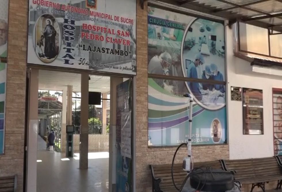 El hospital San Pedro Claver de Sucre. 