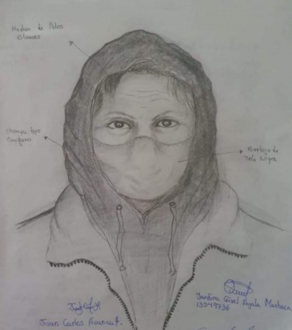 Retrato hablado de la mujer que se llevó a Samantha.