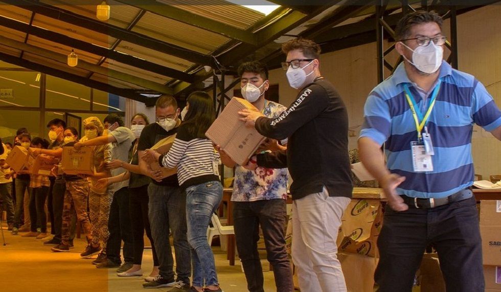 El Triibunal Electoral recibió hace unos días el material electoral para los comicios del domingo.