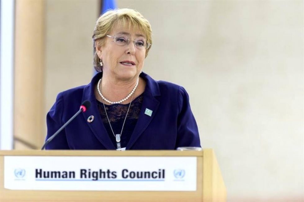 La Alta Comisionada de las Naciones Unidas para los Derechos Humanos, Michelle Bachelet.