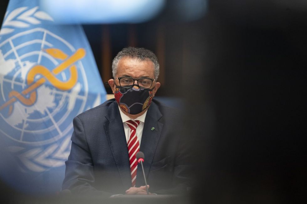 El director general de la OMS, Tedros Adhanom Ghebreyesus, en una conferencia de prensa reciente.