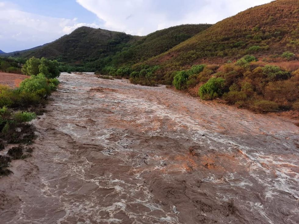 La crecida del río en Alcalá. 