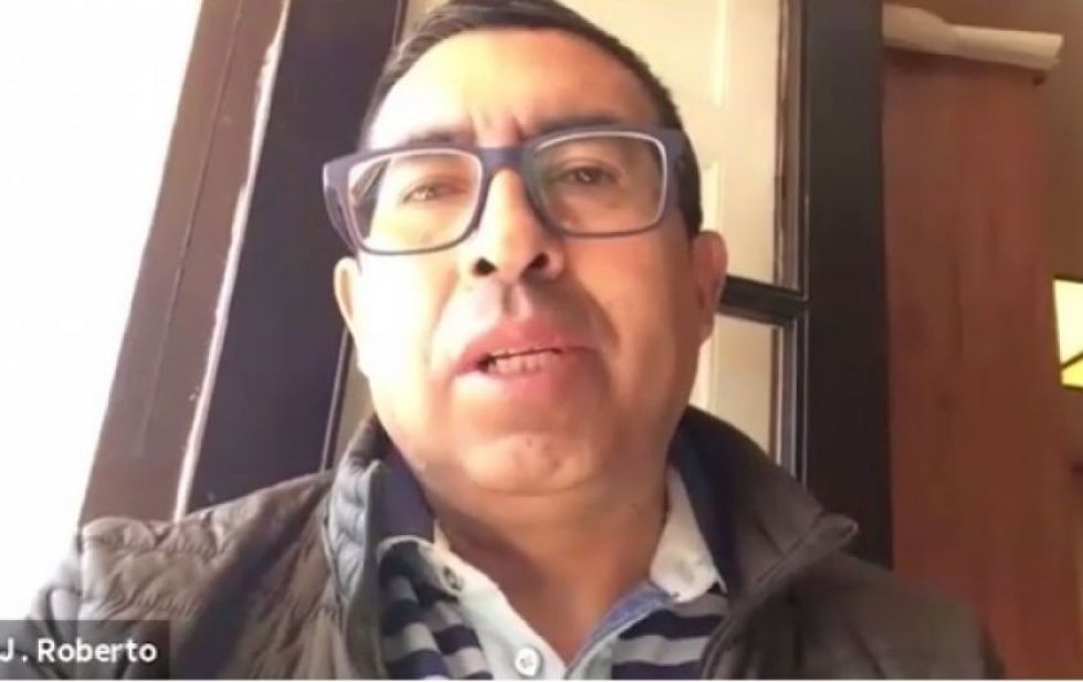 El presidente del Comité Ejecutivo de la Universidad Boliviana (CEUB), Roberto Bohórquez.