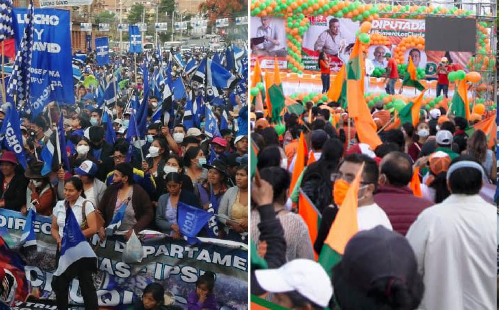 El MAS y CC fueron las fuerzas políticas más votadas en las últimas elecciones generales.