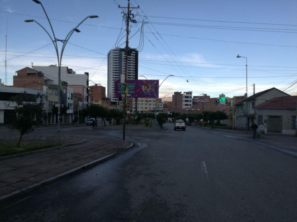 Una imagen de archivo de un tramo de la avenida Germán Mendonza, cercano al Estadio Patria.