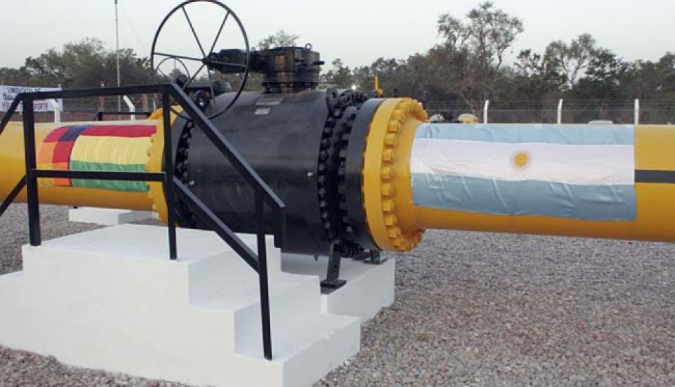 Foto referencial para ilustrar el acuerdo de compra venta de gas entre Argentina y Bolivia.