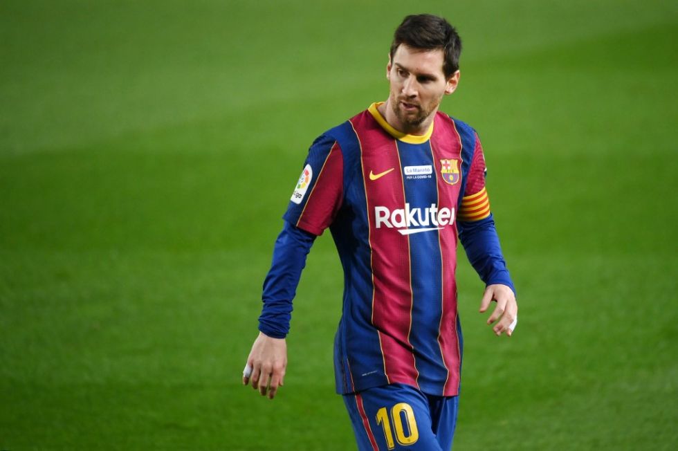 El astro argentino del fútbol Lionel Messi.