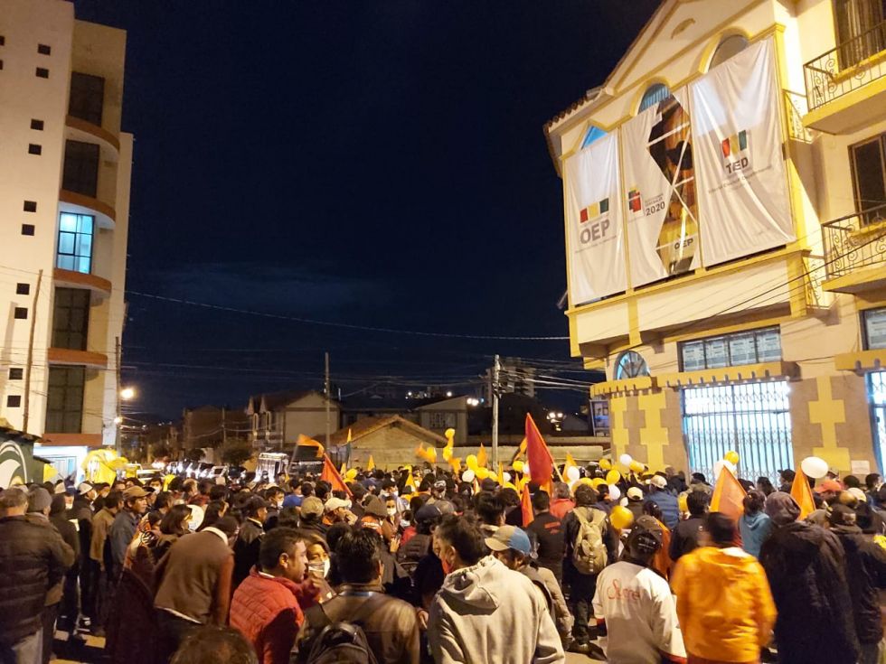 La presentación de candidaturas hace una semana en el Tribunal Electoral Departamental de Chuquisaca