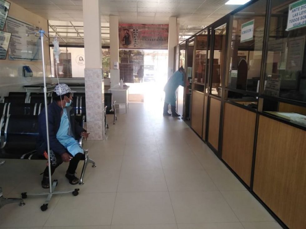 El hospital San Pedro Claver de Sucre atiende a pacientes con coronavirus.