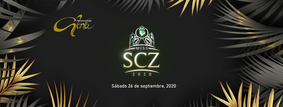 Una imagen tomada de la página de Facebook de Promociones Gloria, de la elección de Miss Santa Cruz en 2020.