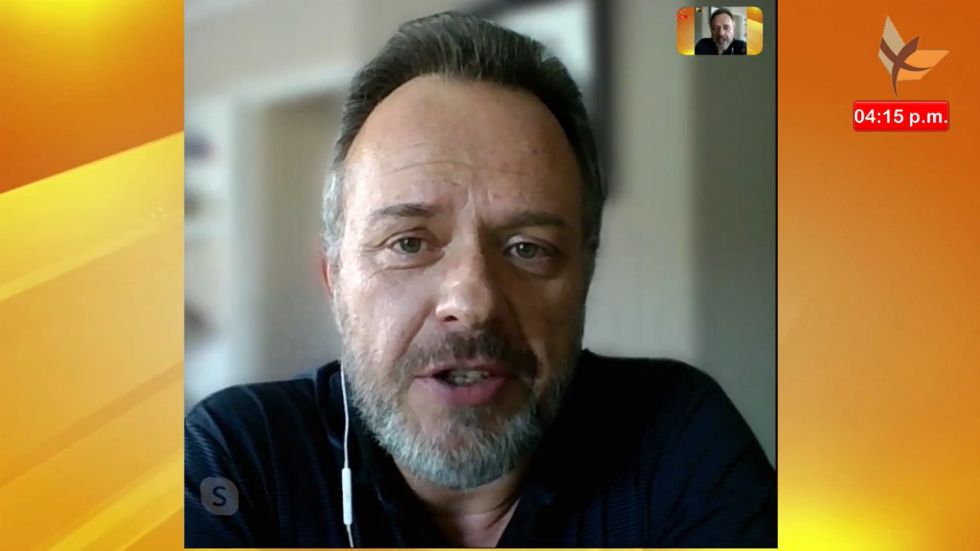 Christian Schilling, gerente general de Laboratorios INTI, en una entrevista en 2020..