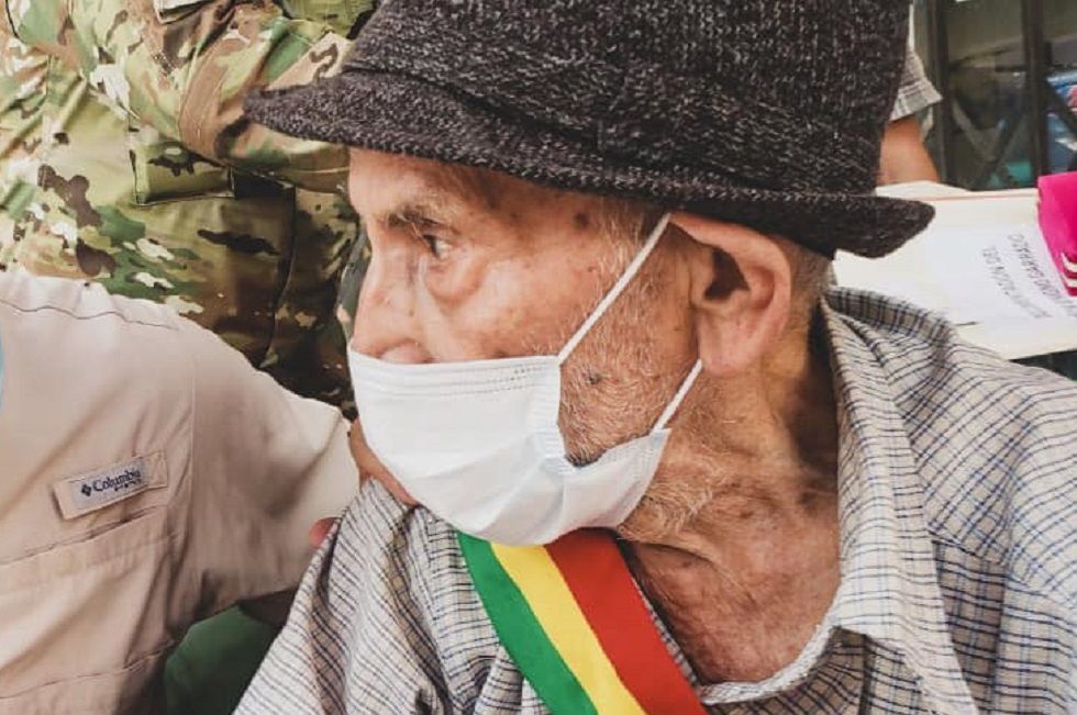 Benigno Garrado Peñaranda, excombatiente de la Guerra del Chaco.