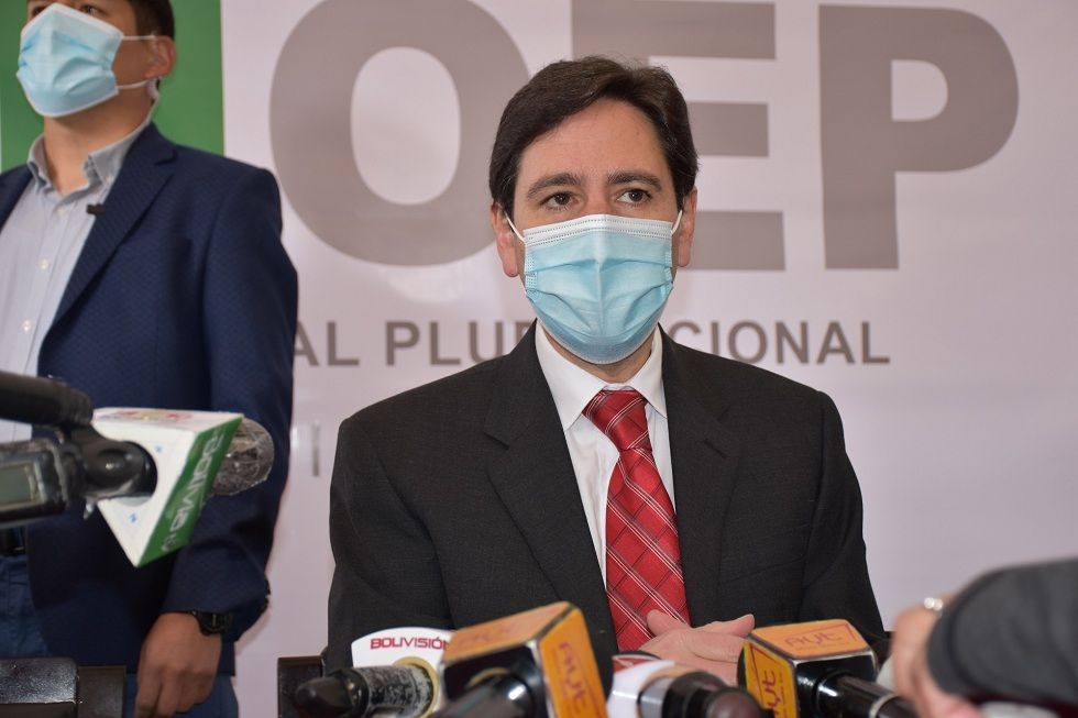 Salvador Romero, presidente del Tribunal Supremo Electoral.