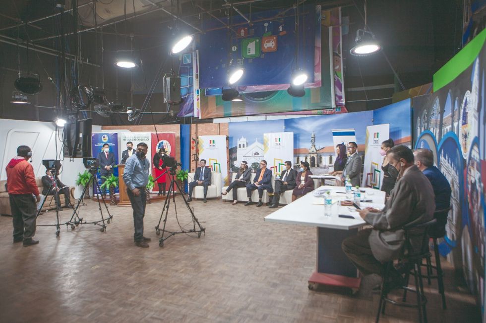 Una imagen del foro que se desarrolló ayer en las instalaciones de TVU.