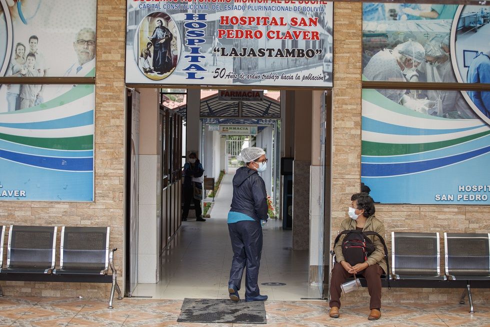 Hospital San Pedro Claver situado en la zona de la Lajastambo de Sucre.
