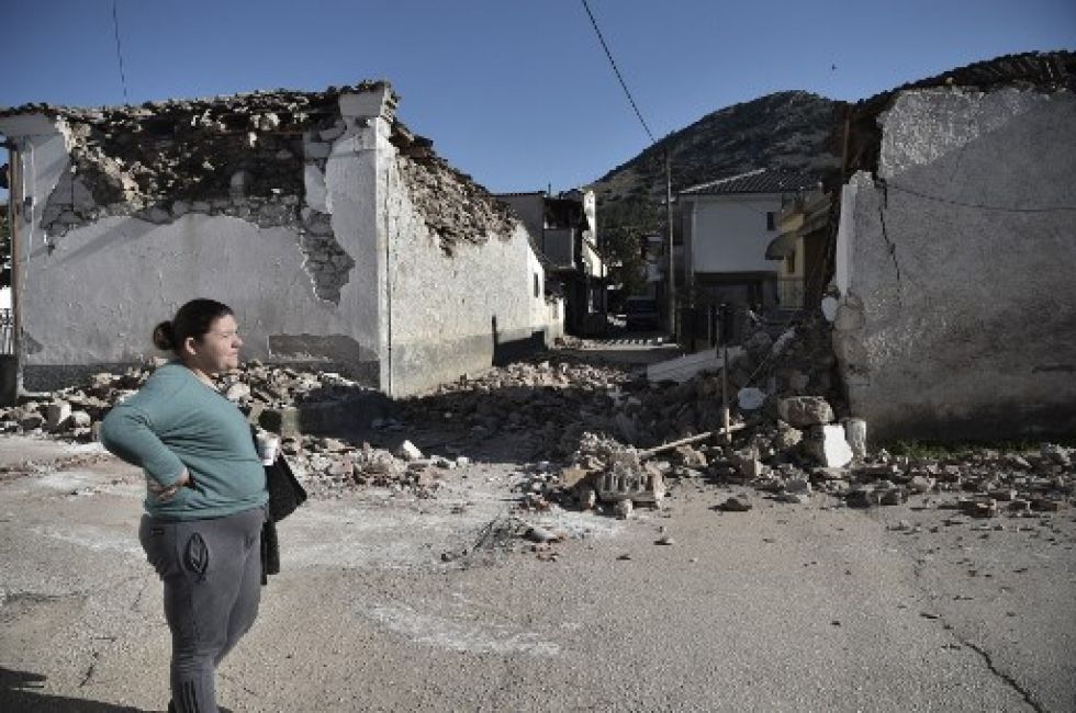 Un sismo sacudió al centro de Grecia este miércoles. SAKIS MITROLIDIS/AFP
