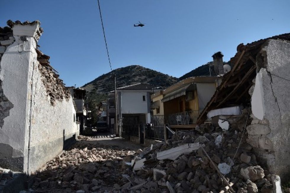 Un sismo sacudió al centro de Grecia este miércoles. SAKIS MITROLIDIS/AFP