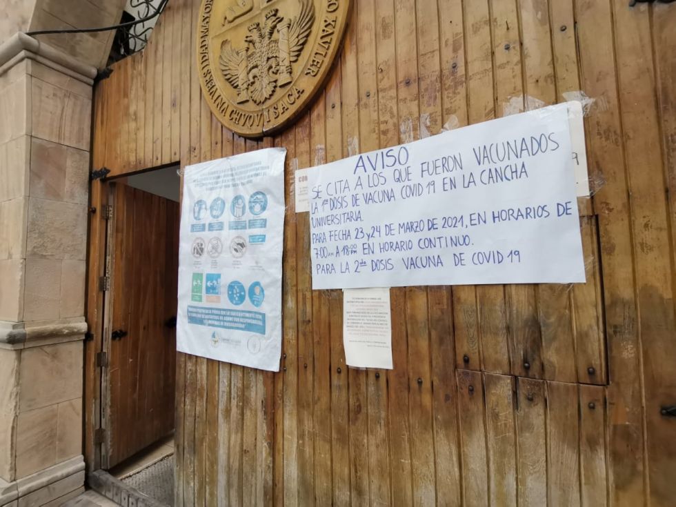Solo se aplicará la segunda dosis a las personas que comenzaron la inmunización, a principios de marzo.