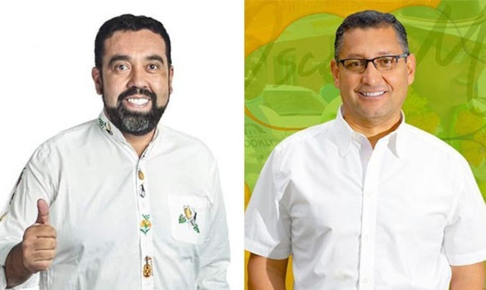 Álvaro Ruiz (MAS) y Óscar Montes (Unidos), los candidatos que pelean por la Gobernación de Tarija.