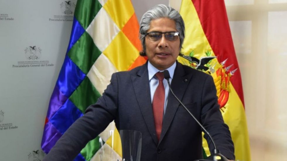 El procurador del Estado, Wilfredo Chávez, exabogado de Evo Morales en diferentes casos.