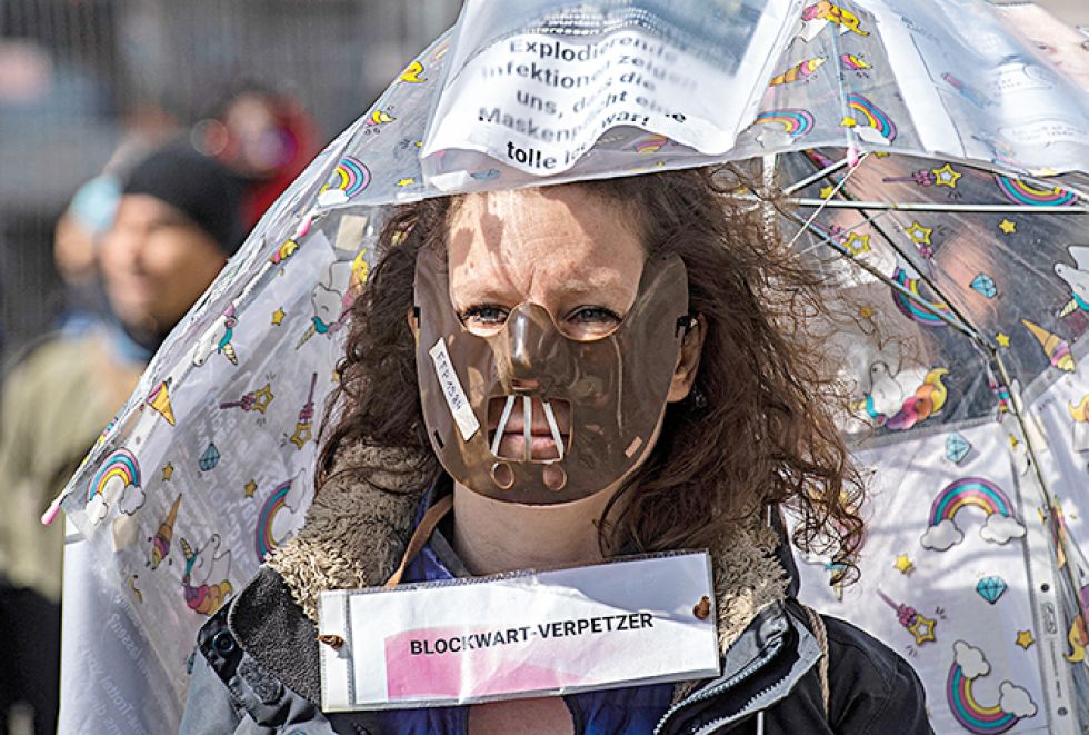 Protestas contra las restricciones en Alemania