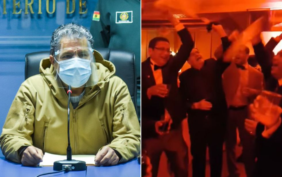 El ministro de Defensa, Edmundo Novillo, habló sobre la fiesta de militares.