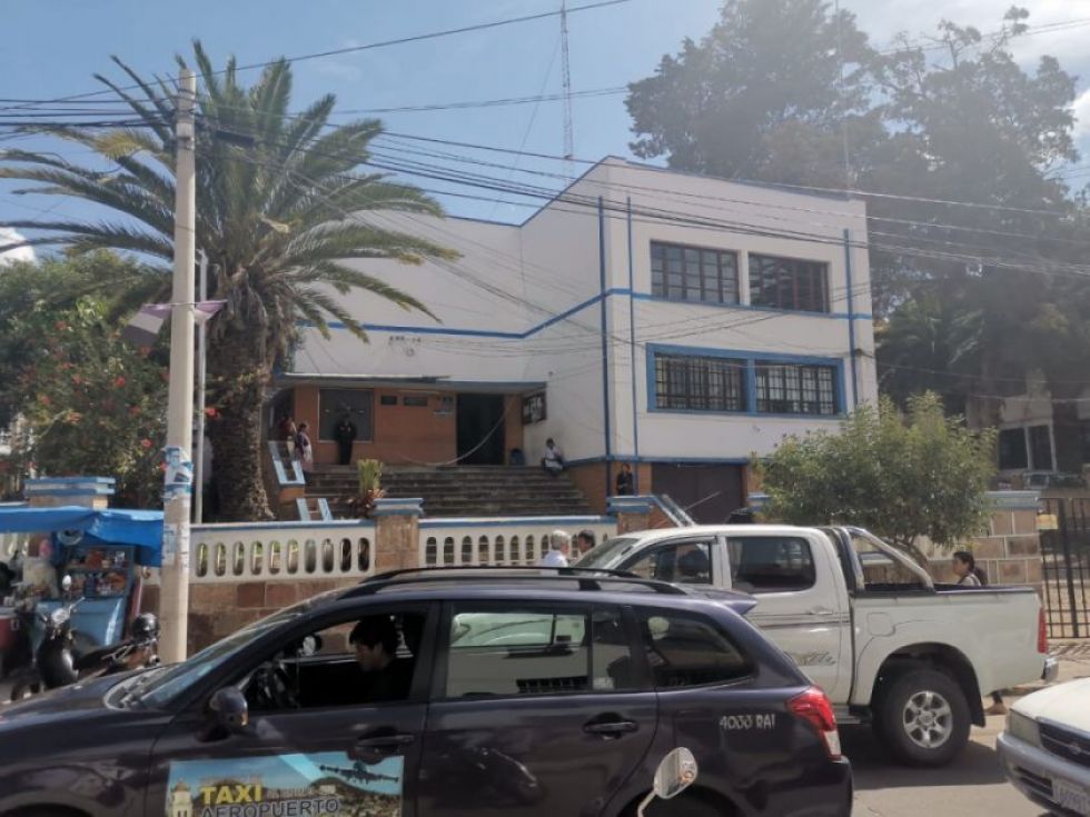 Instalaciones del Servicio Departamental de Salud de Chuquisaca, en Sucre.