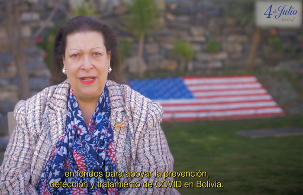 Charisse Phillips, Encargada de Negocios de la Embajada de EEUU en La Paz.