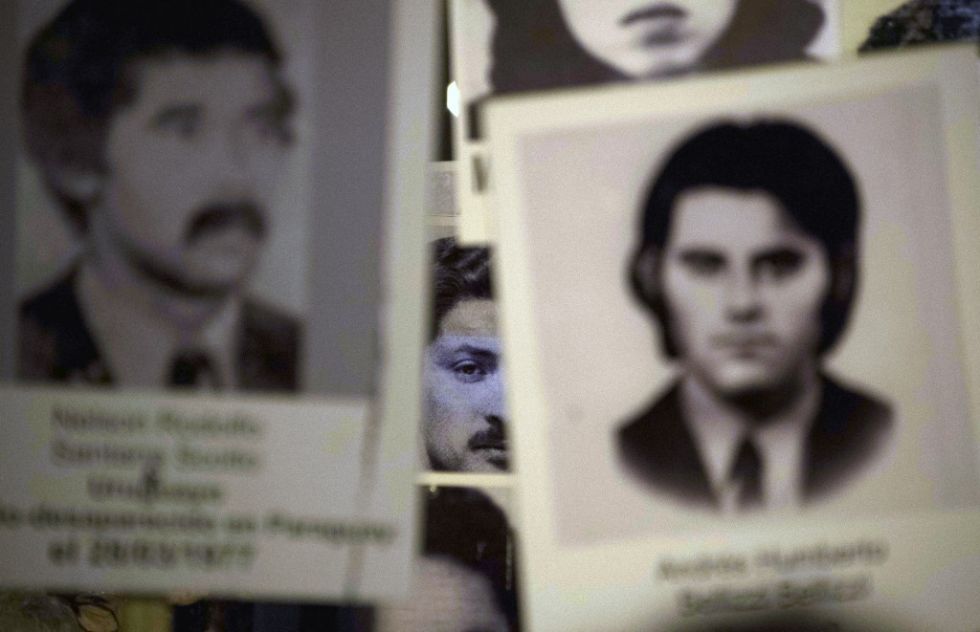 Una manifestación en memoria de los desaparecidos durante la dictadura militar (1973-1985) en Uruguay, en 2018.