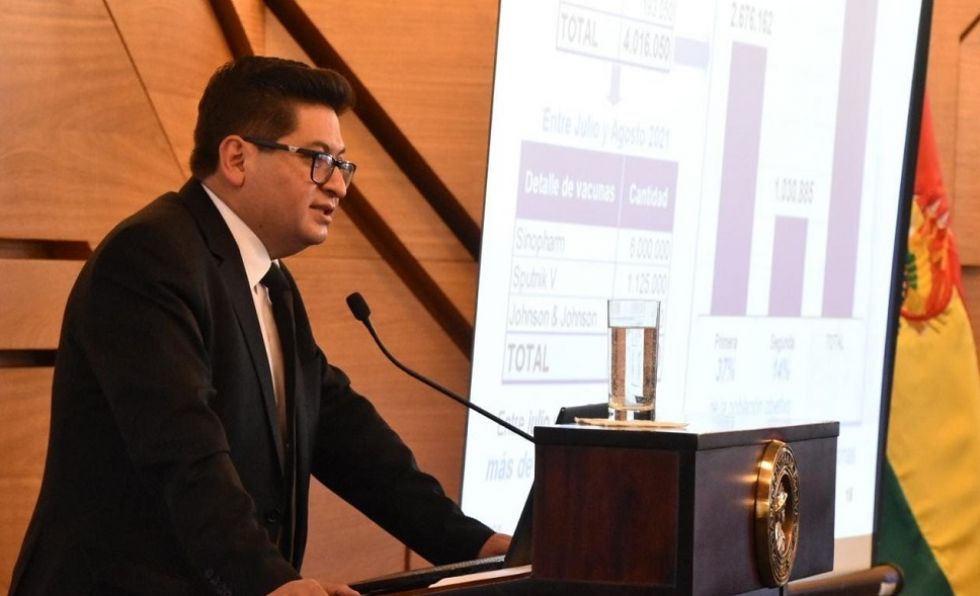 El Ministro de Economía en las Jornadas Monetarias del Banco Central de Bolivia.