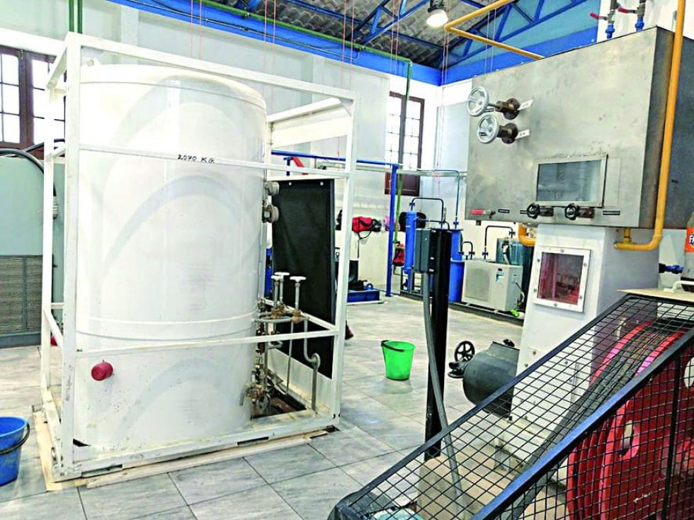 La planta de oxígeno medicinal del hospital Santa Bárbara entró en funcionamiento.