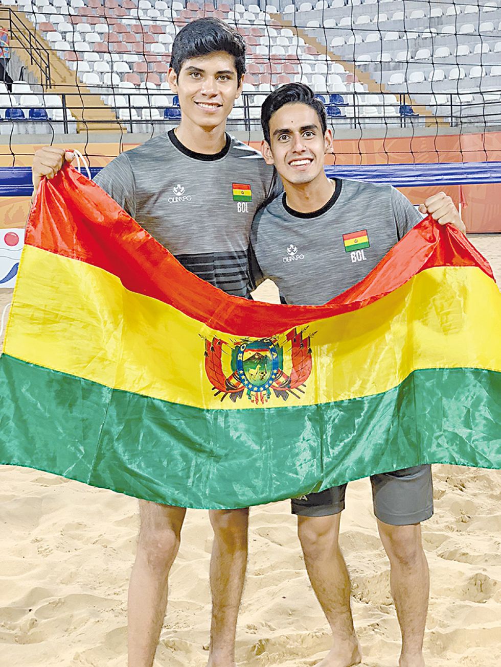 El capitalino Jorge Gabriel Díaz Canseco (d) y el cruceño Ruddy Salvatierra representarán a Bolivia en un Mundial.